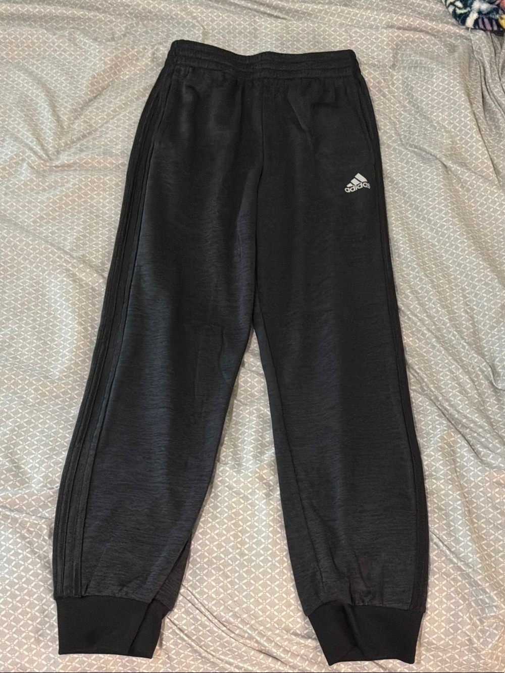 adidas Black Kids' Jogger Sweatpants with Logo